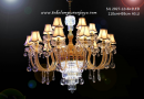 Lampu Gantung Crystal SJL 2027-12+6+2 LED 110cm H 93cm AS.LI